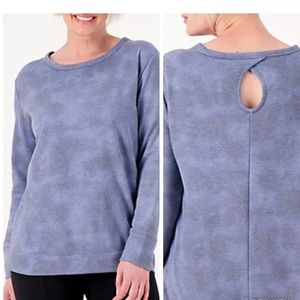 FIT 4 ALL by Carrie Wightman Women’s Pullover Tye Dye Teardrop Top Size 1X NWOT